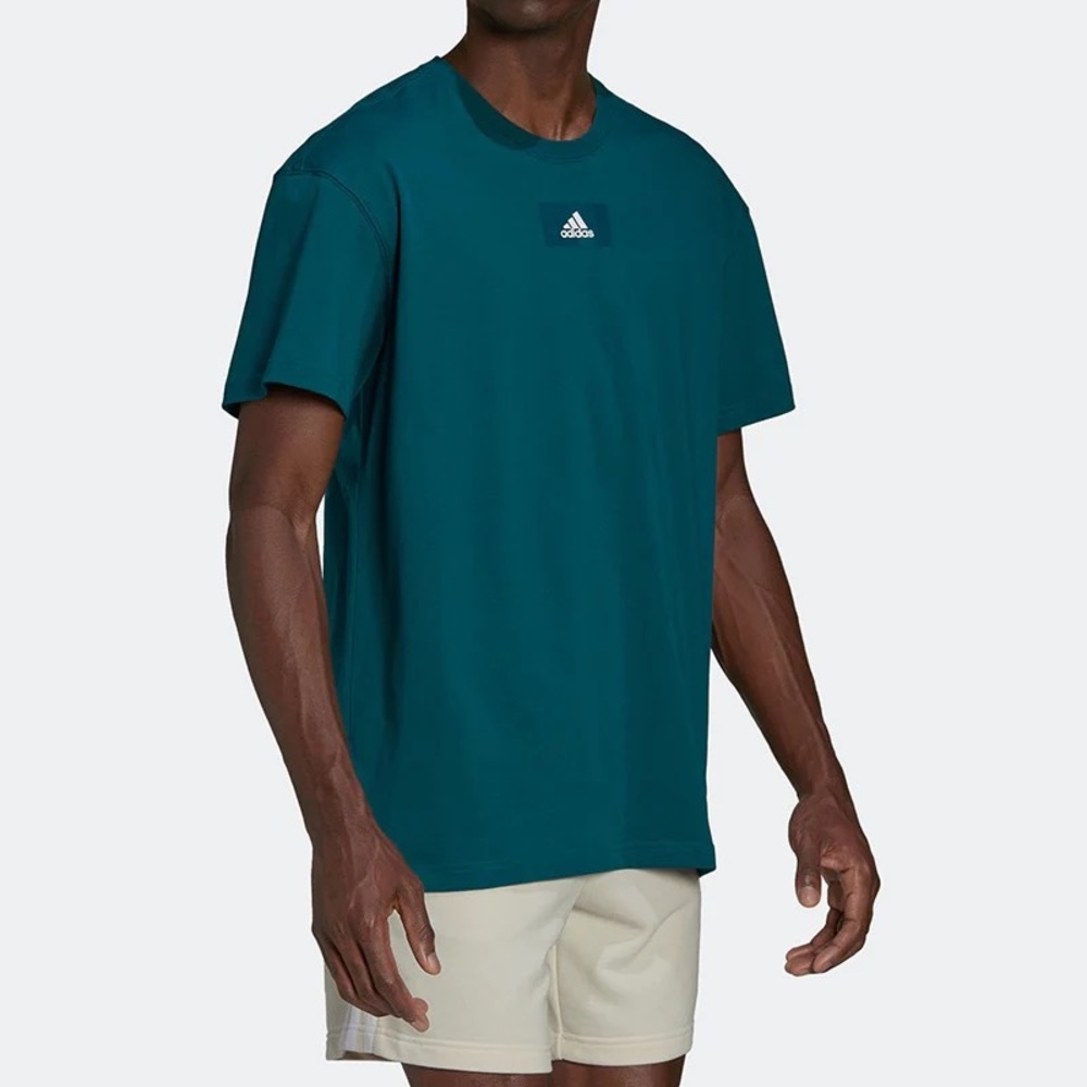 NWT Adidas Men's Deep Teal Short Sleeve Tshirt size 2XL - legacy teal color
